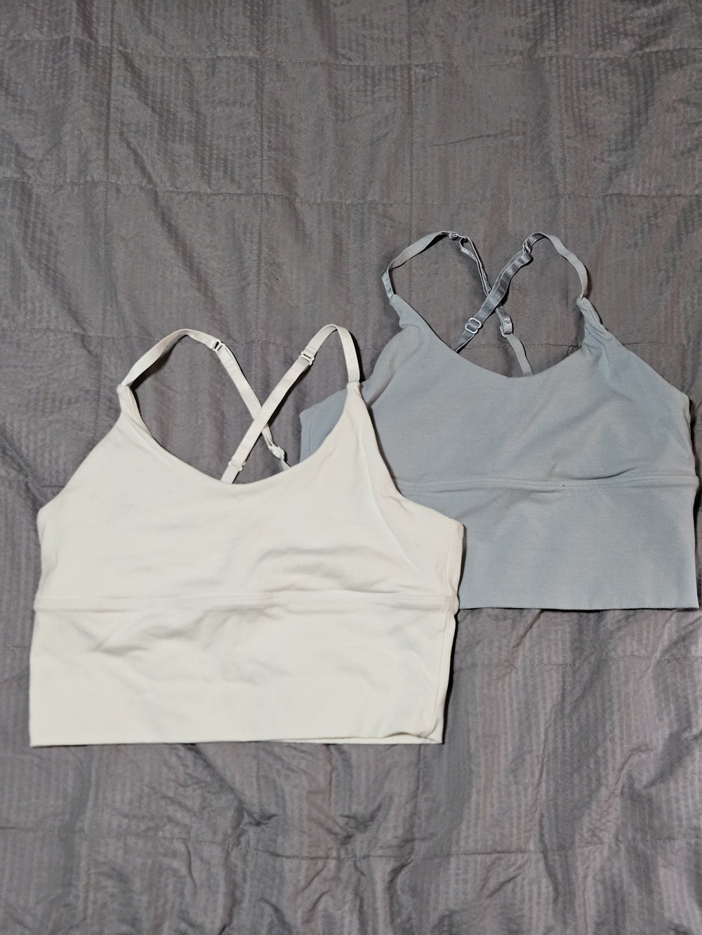 Allwear Bamboo Bra Tops - Bone & Mist